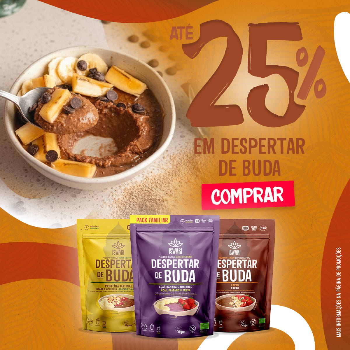 Até 25% de desconto Despertar de Buda selecionado